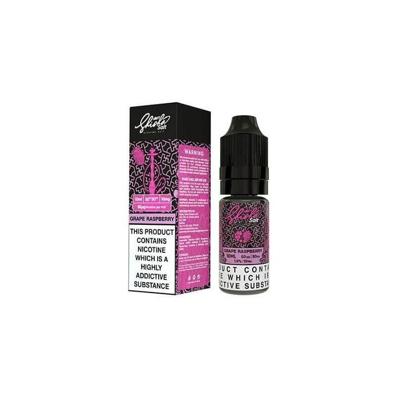Liquid Nasty Salts 10ml - Grape Raspberry 20mg | Eliq Vapoteur