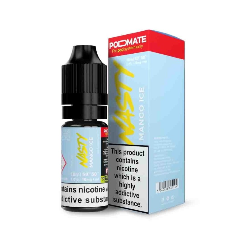 Liquid Nasty Salts 10ml - Mango Ice 20mg | Eliq Vapoteur