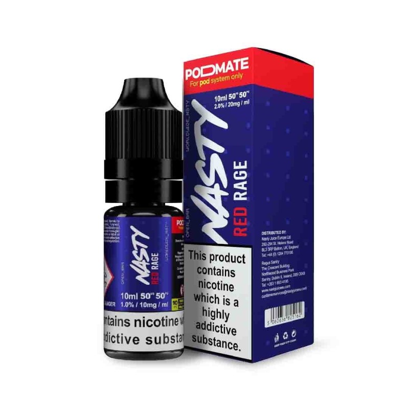 E-liquide Nasty Salts 10ml - Red Rage 20mg | EliqVapoteur