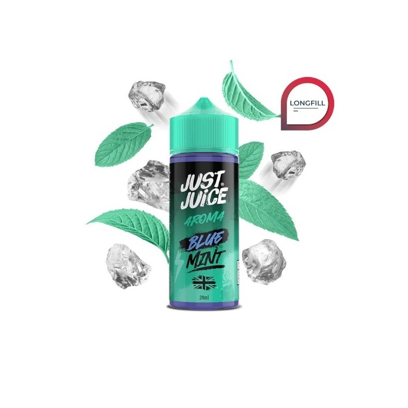 Longfill Just Juice Mint Range 24/120ml - Blue | Eliq Vapoteur