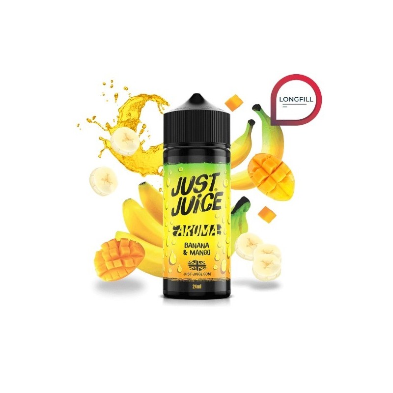 Longfill Just Juice Iconic 24/120ml - Banana & Mango | Eliq Vapoteur