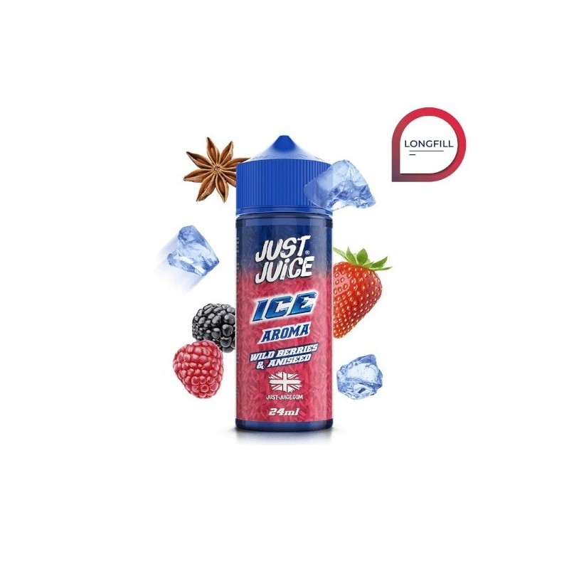 Longfill Just Juice Ice 24/120ml - Baies Sauvages & Anis | EliqVapoteur
