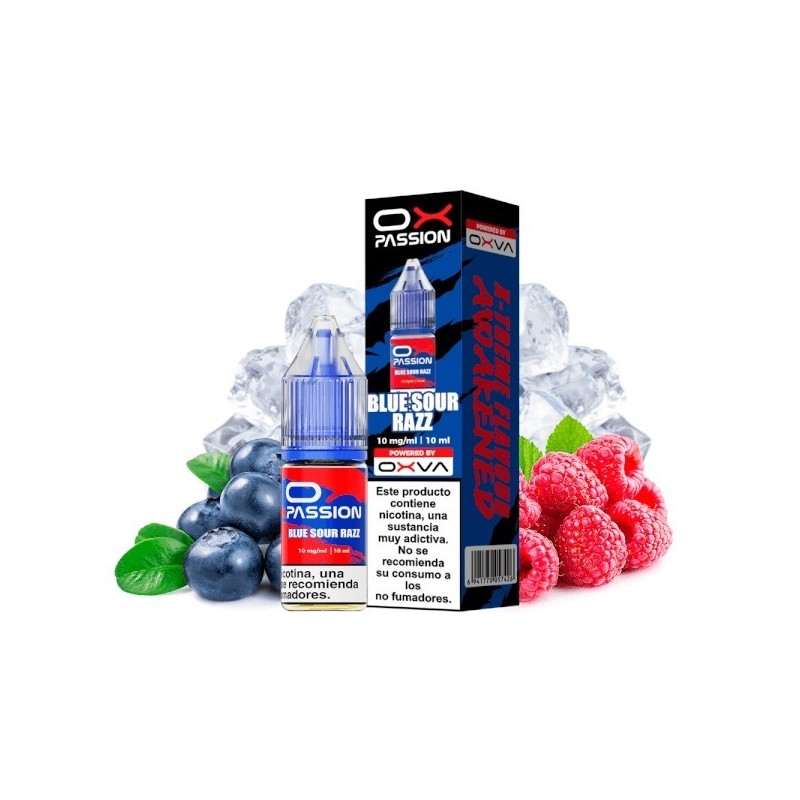 Liquid OXVA OX Passion Salt - Blue Sour Razz 20mg | Eliq Vapoteur