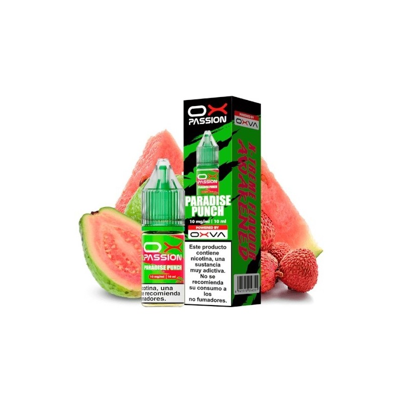 Liquid Oxva OX Passion Salts - Paradise Punch 10mg | Eliq Vapoteur