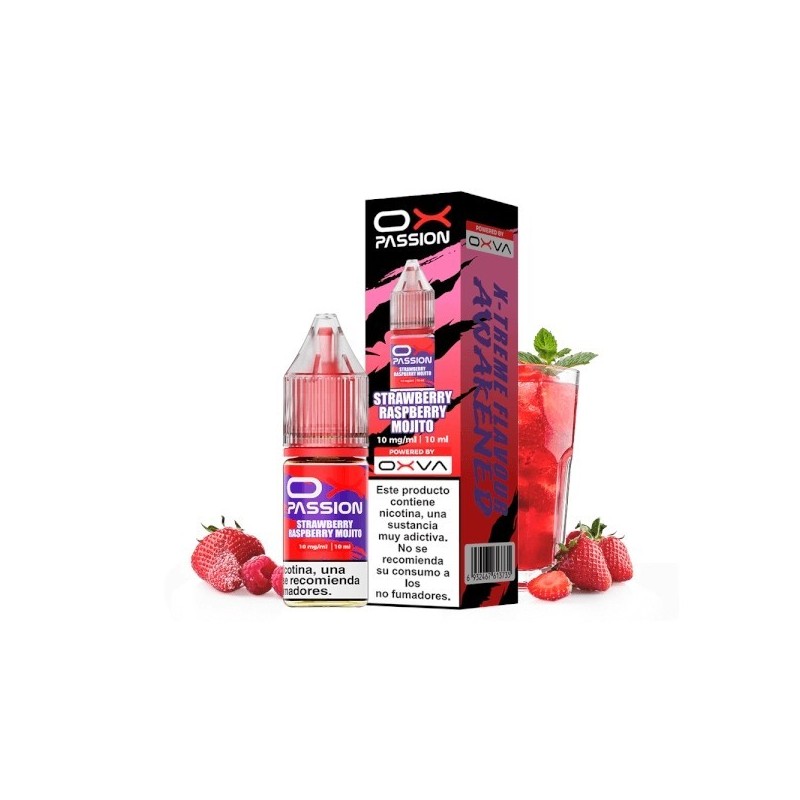 E-liquide Oxva OX Passion Salts - Fraise Framboise Mojito 10mg | EliqVapoteur