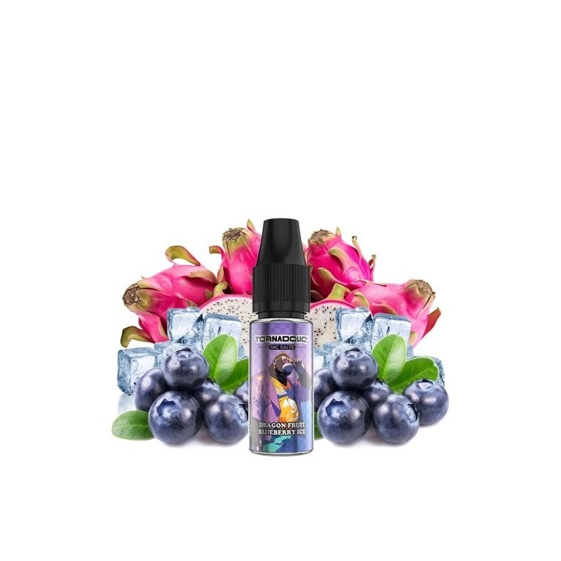 E-liquide Tornado Salt 10ml - Dragon Fruit Myrtille Glacée 20mg | EliqVapoteur
