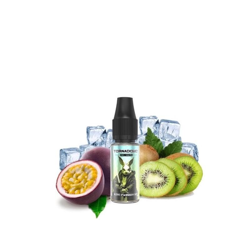 E-liquide Tornado Salt 10ml - Kiwi Passion Ice 20mg | EliqVapoteur