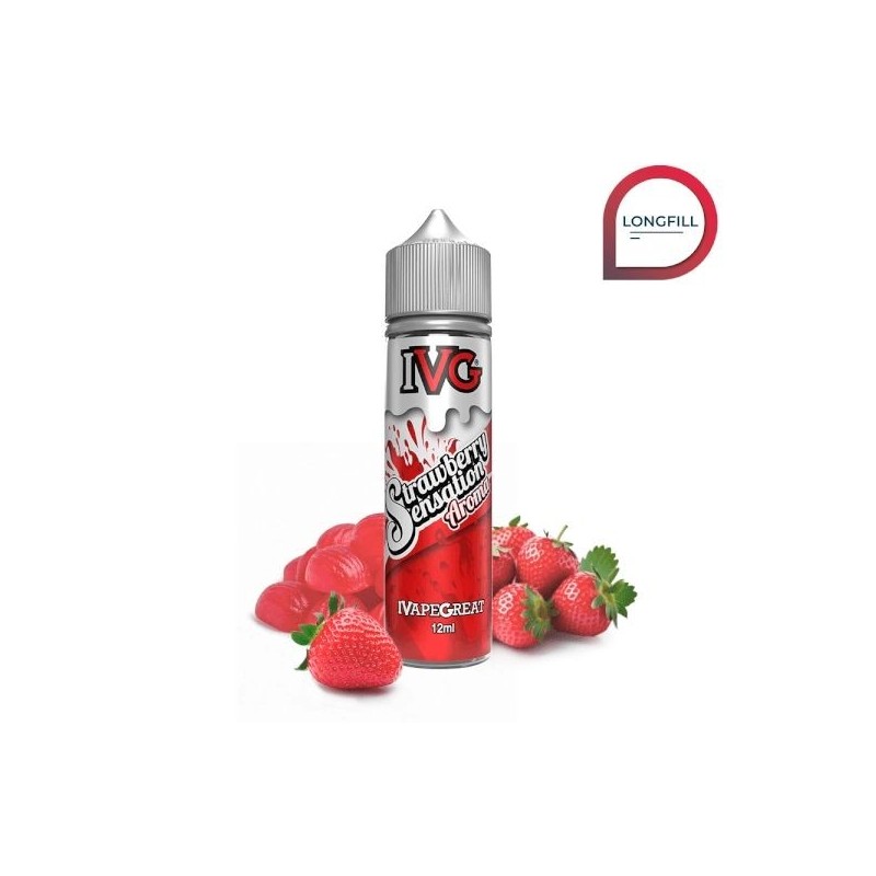 Longfill IVG 12/60ml - Fraise Sensation | EliqVapoteur
