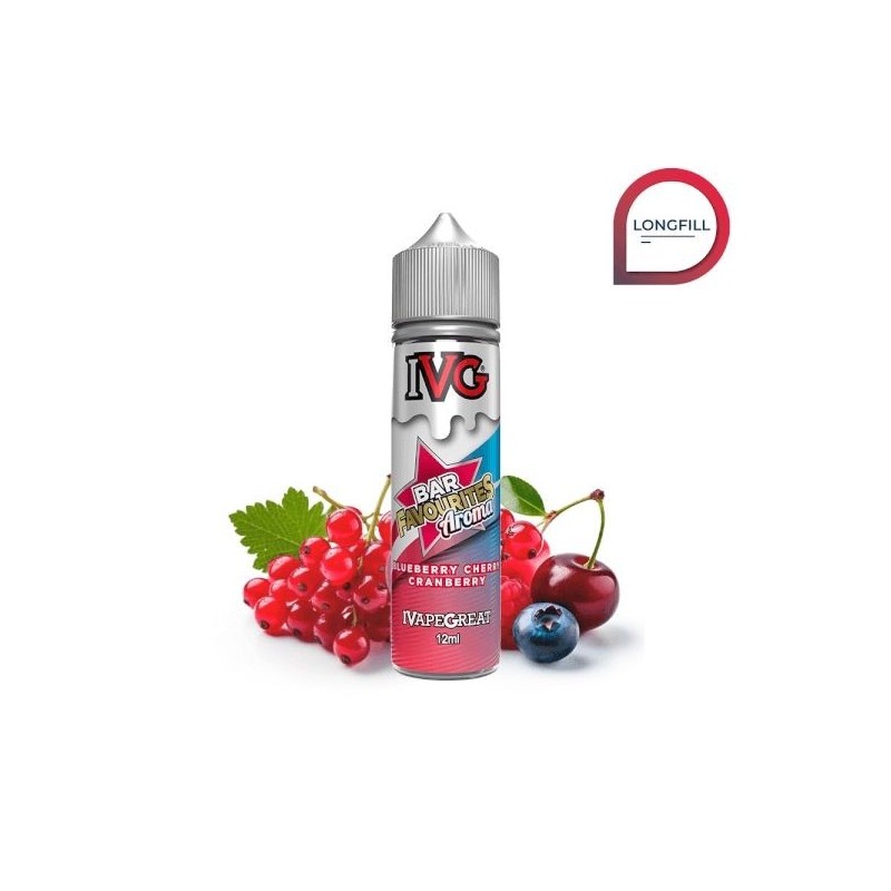Longfill IVG 12/60ml - Myrtille Cerise Canneberge | EliqVapoteur