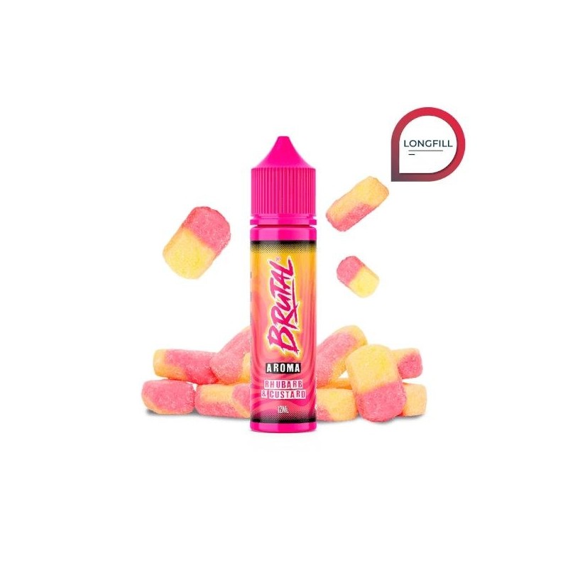 Longfill Brutal Drinks By Just Juice 12/60ml - Rhubarb Custard | Eliq Vapoteur
