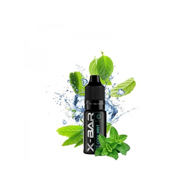 Liquid X-Bar Salt 10ml - Cool Mint 20mg | Eliq Vapoteur