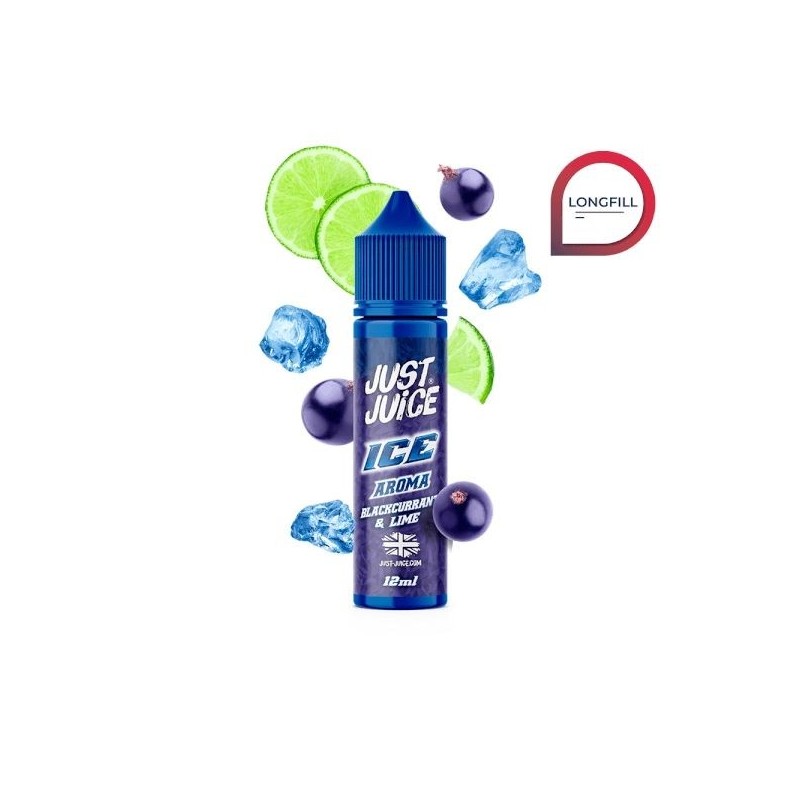 Just Juice Ice Blackcurrant Lime 12/60ml | EliqVapoteur