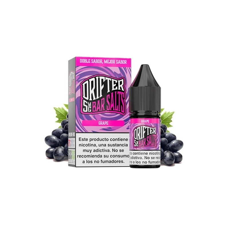 Liquid Drifter Bar Salts 10ml - Grape 20mg | Eliq Vapoteur