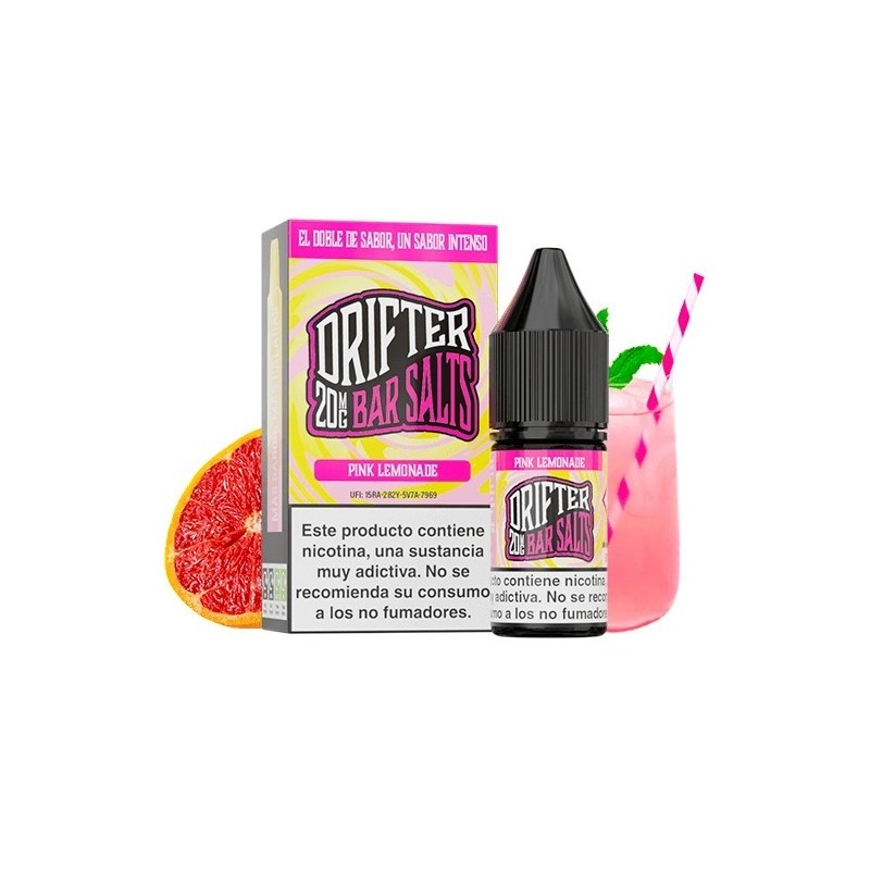 Liquid Drifter Bar Salts 10ml - Pink Lemonade 20mg | Eliq Vapoteur