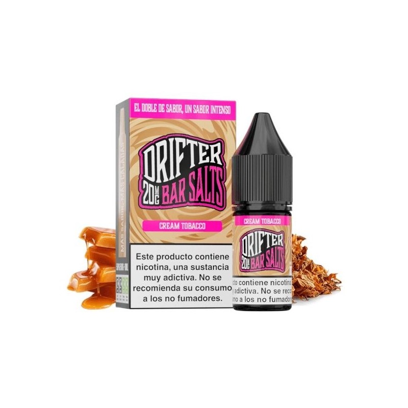 E-liquide Drifter Bar Salts 10ml - Cream Tobacco 20mg | EliqVapoteur