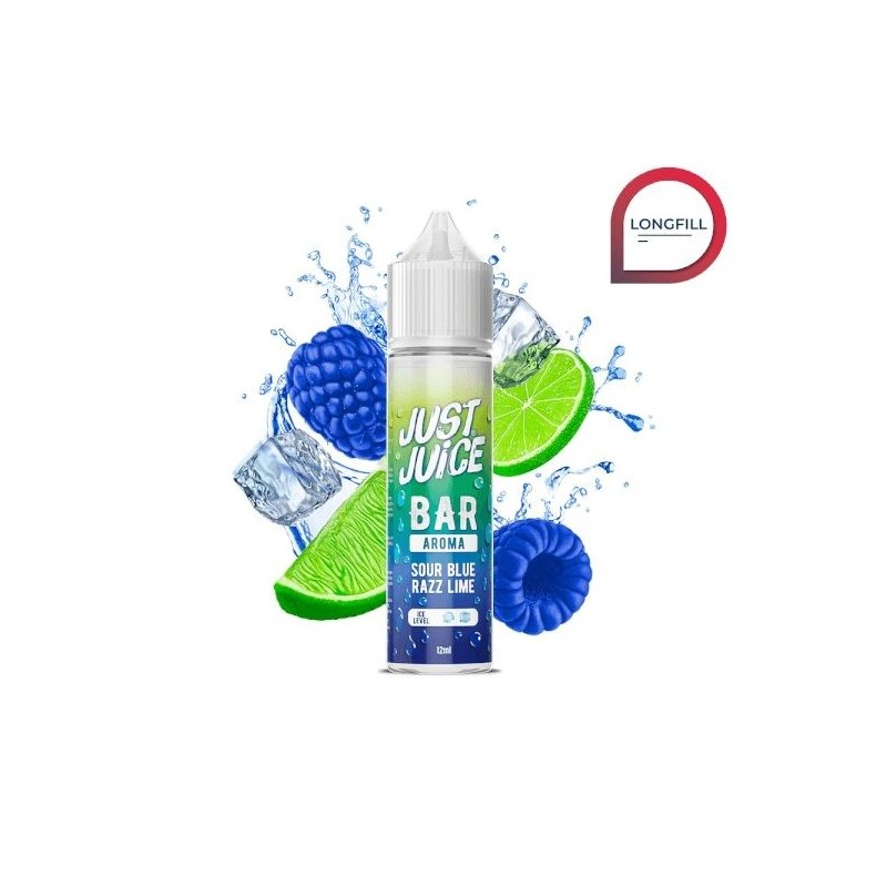 Blue Sour Razz Lime Longfill by Just Juice Bar 12/60ml | EliqVapoteur