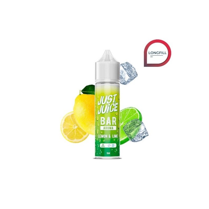 Longfill Just Juice Bar 12/60ml - Lemon Lime | Eliq Vapoteur