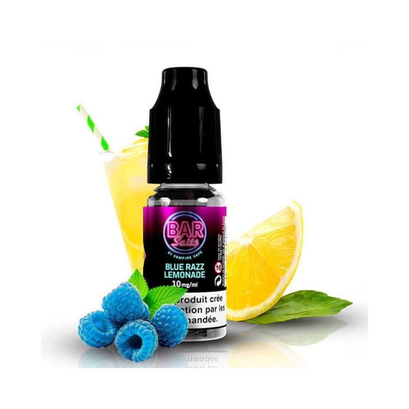 E-liquide Vampire Vape Bar Salts 10ml - Blue Razz Lemonade 10mg | EliqVapoteur