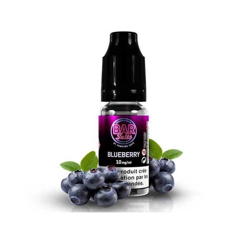 E-liquide Vampire Vape Bar Salts 10ml - Myrtille 10mg | EliqVapoteur