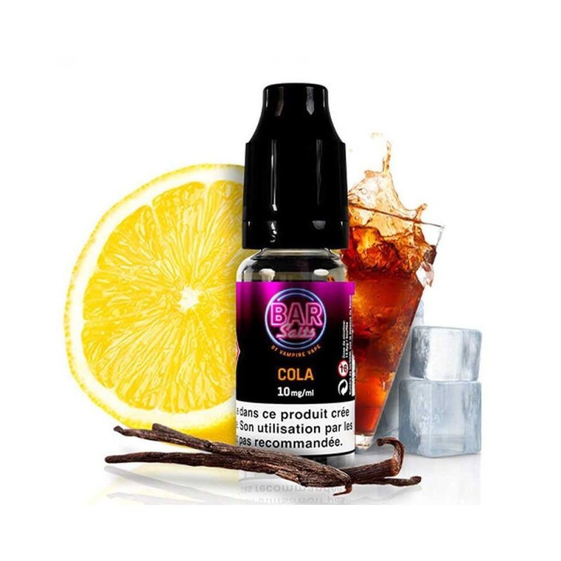 Liquid Vampire Vape Bar Salts 10ml - Cola 10mg | Eliq Vapoteur
