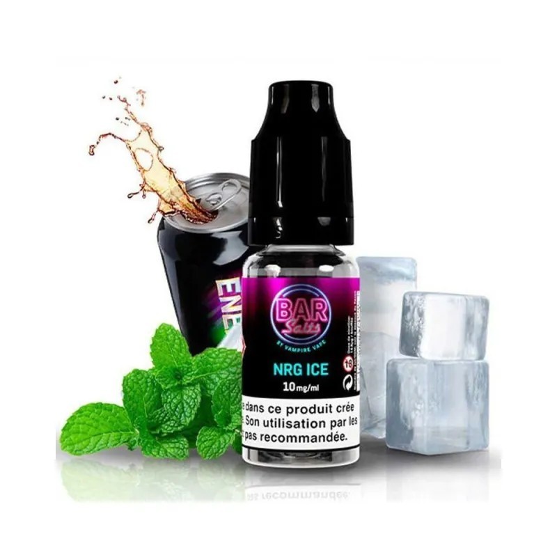 Liquid Vampire Vape Bar Salts 10ml - NRG Ice 20mg | Eliq Vapoteur