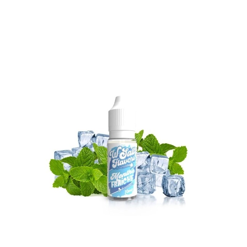 Liquide Wsalt Flavour 10ml - Menthe Fraîche 10mg | EliqVapoteur