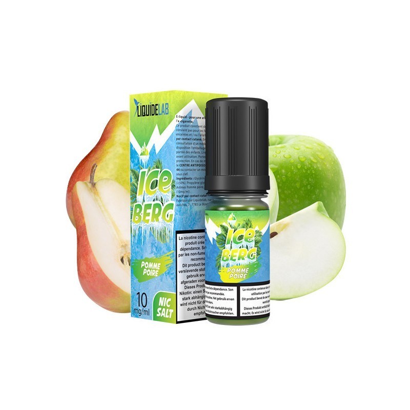Liquid Iceberg O'J Lab 10ml - Pomme Poire 20mg | Eliq Vapoteur