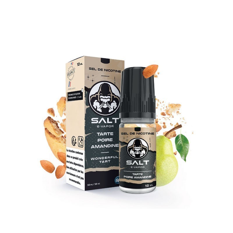 E-liquide E-Vapor Salt 10ml - Tarte Poire Amandine 20mg | EliqVapoteur