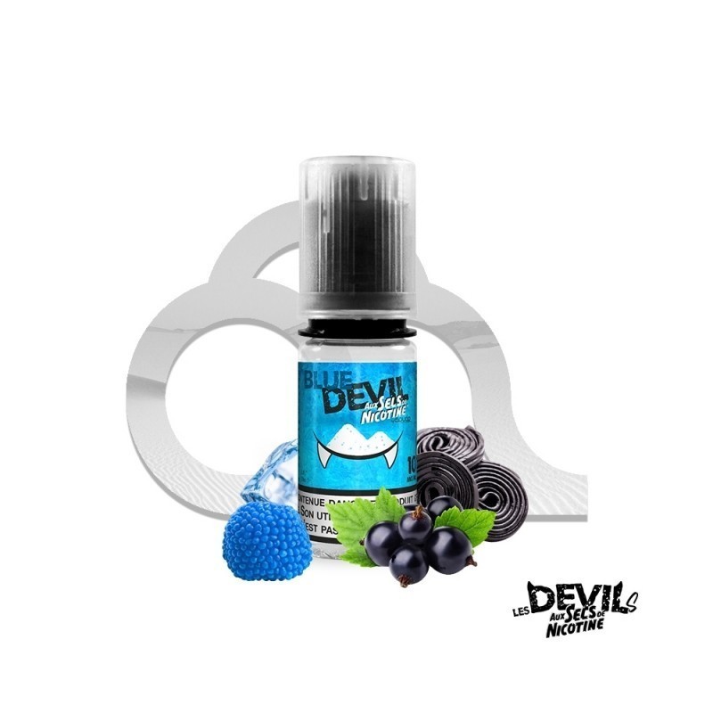 Liquid Devil Salt 10ml - Blue Devil 19mg | Eliq Vapoteur