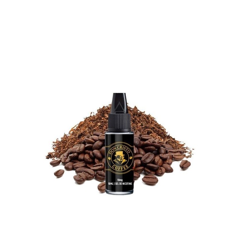 Liquid Don Cristo Salt 10ml - Coffee 20mg | Eliq Vapoteur
