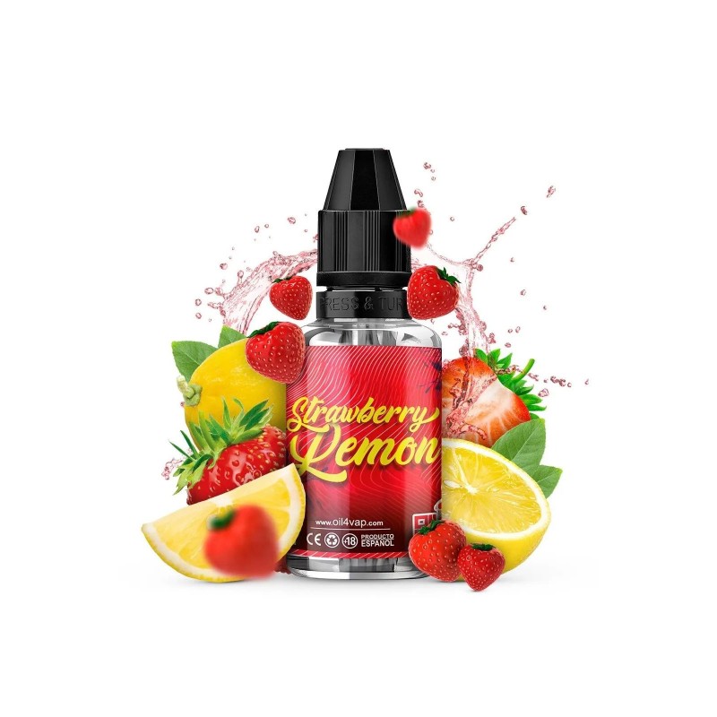 Longfill Oil4vap (Pack) 8/30ml - Strawberry Lemon | Eliq Vapoteur
