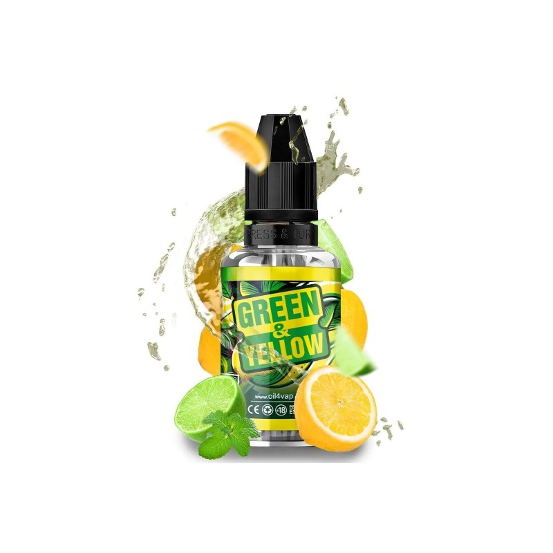 Longfill Oil4vap (Pack) 8/30ml - Green & Yellow | Eliq Vapoteur
