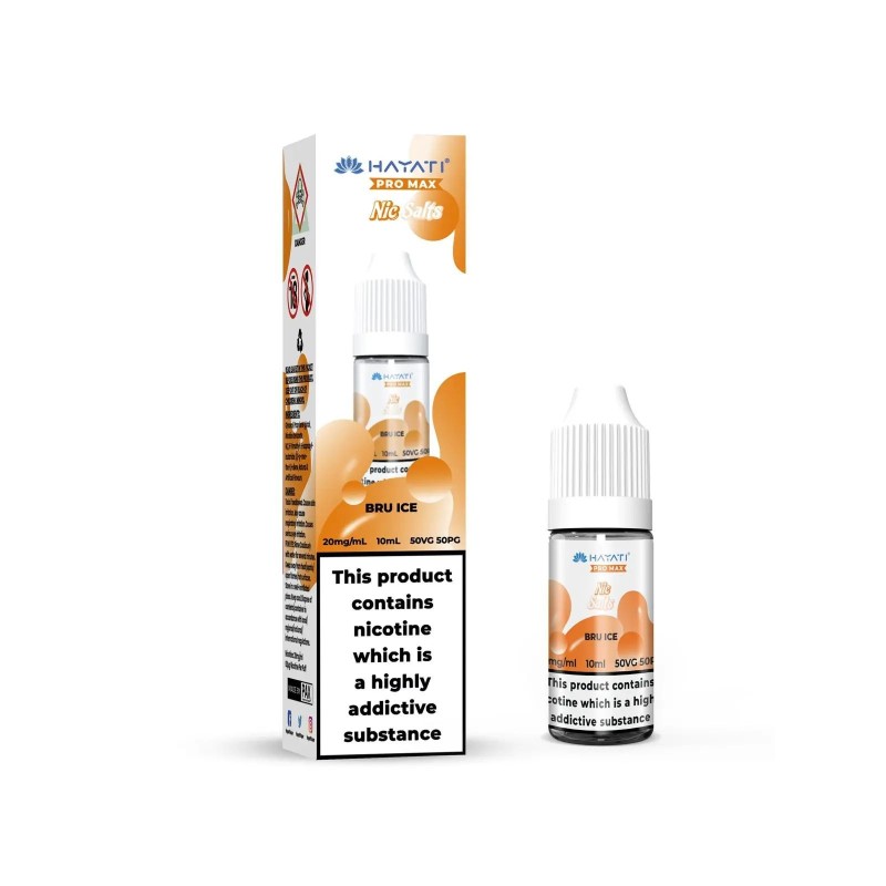 E-liquide Hayati Pro Max Nic Salts 10ml - Bru Ice 20mg | EliqVapoteur