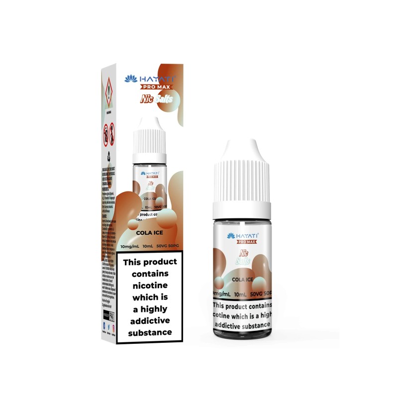E-liquide Hayati Pro Max Nic Salts 10ml - Cola Ice 20mg | EliqVapoteur