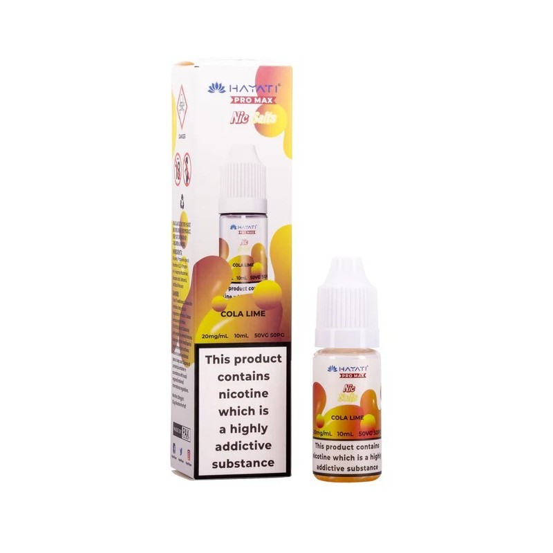 Hayati Pro Max Nic Salts E-liquid 10ml - Cola Lime 20mg | EliqVapoteur