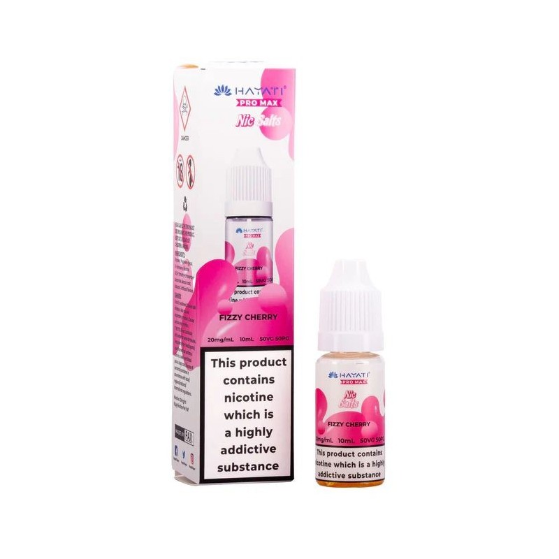 Hayati Pro Max Nic Salts E-liquid 10ml - Fizzy Cherry 20mg | EliqVapoteur