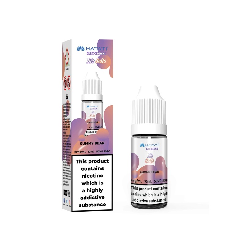 Hayati Pro Max Nic Salts E-liquid 10ml - Gummy Bear 20mg | EliqVapoteur