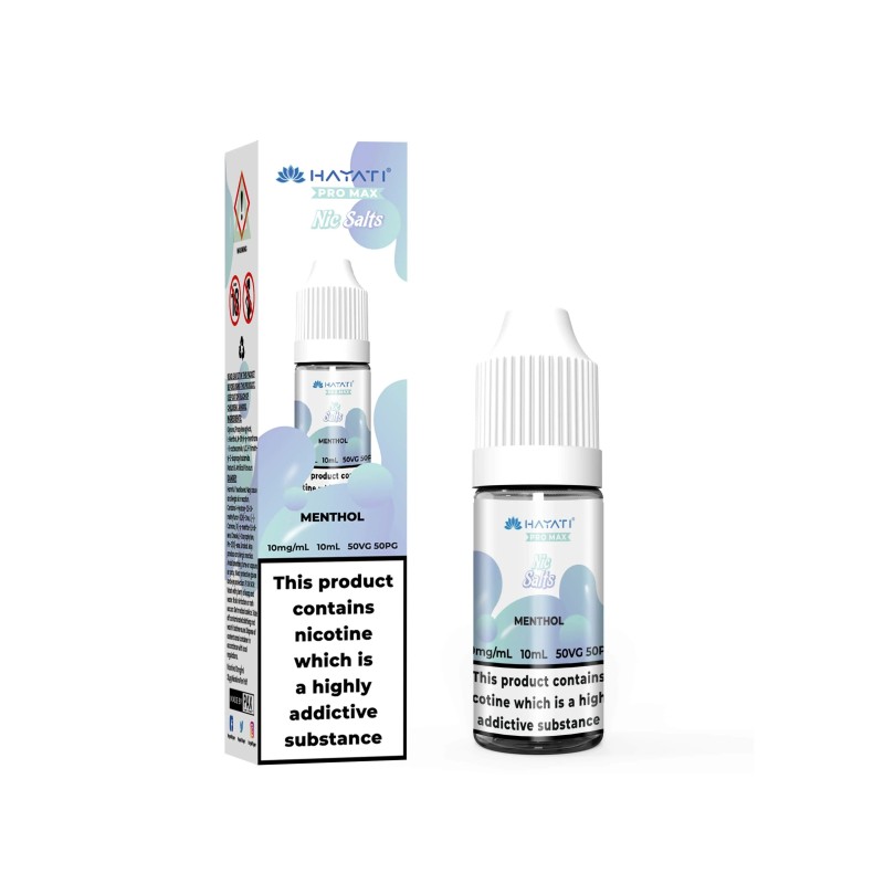 Liquid Hayati Pro Max Nic Salts 10ml - Menthol 20mg | Eliq Vapoteur