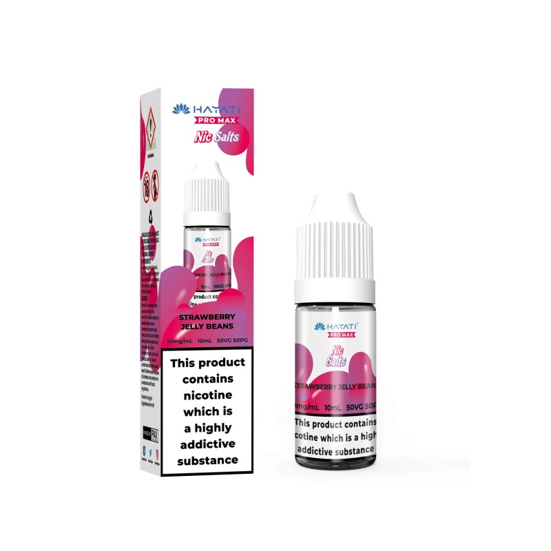 E-liquide Hayati Pro Max Nic Salts 10ml - Fraise Jelly Beans 20mg | EliqVapoteur