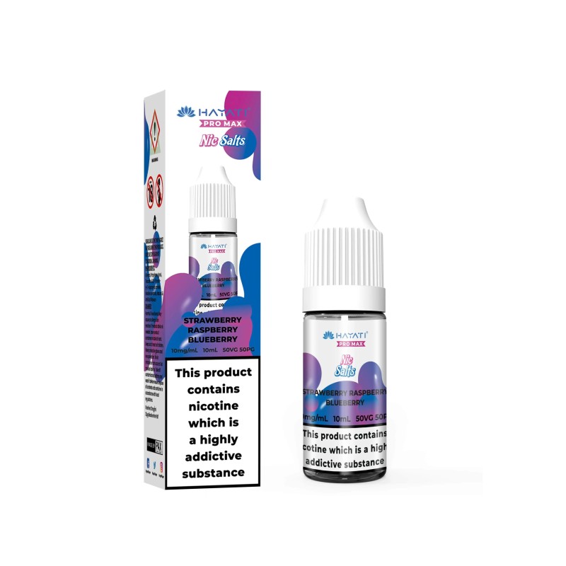 Hayati Pro Max Nic Salts 10ml - Strawberry Raspberry Blueberry 20mg | EliqVapoteur