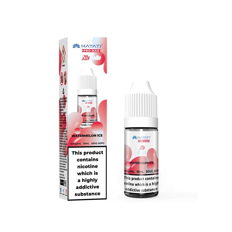 Hayati Pro Max Nic Salts E-liquid 10ml - Watermelon Ice 20mg | EliqVapoteur