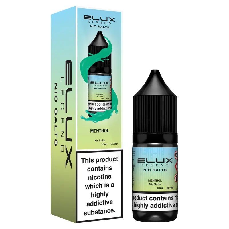 Elux Legend Nic Salts 10ml - Menthol 20mg | EliqVapoteur