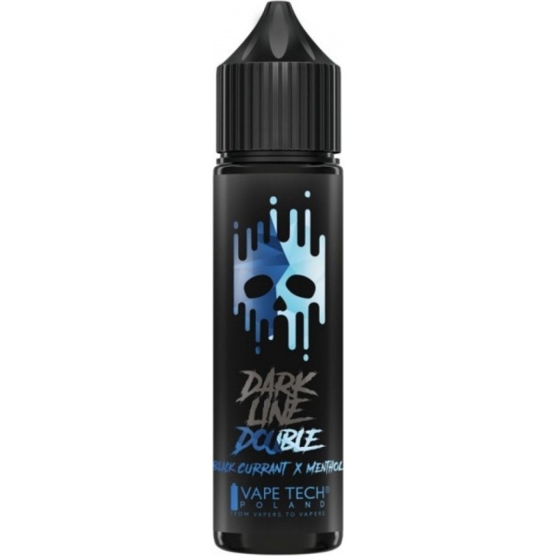 Longfill DARK LINE Double 8/60ml - Black Currant Menthol | Eliq Vapoteur