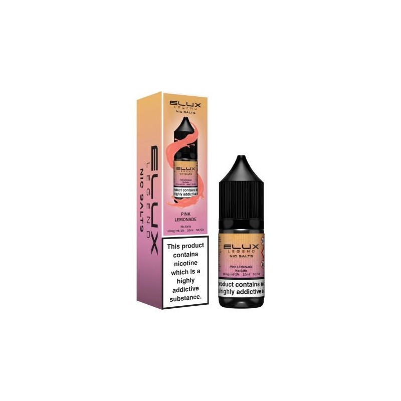 Elux Legend Nic Salts 10ml - Pink Lemonade 20mg | EliqVapoteur