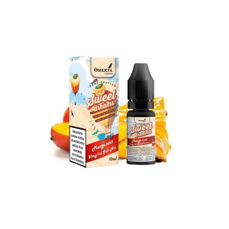 Omerta Sweet Dreams Salts 10ml - Mango Tart 20mg | EliqVapoteur