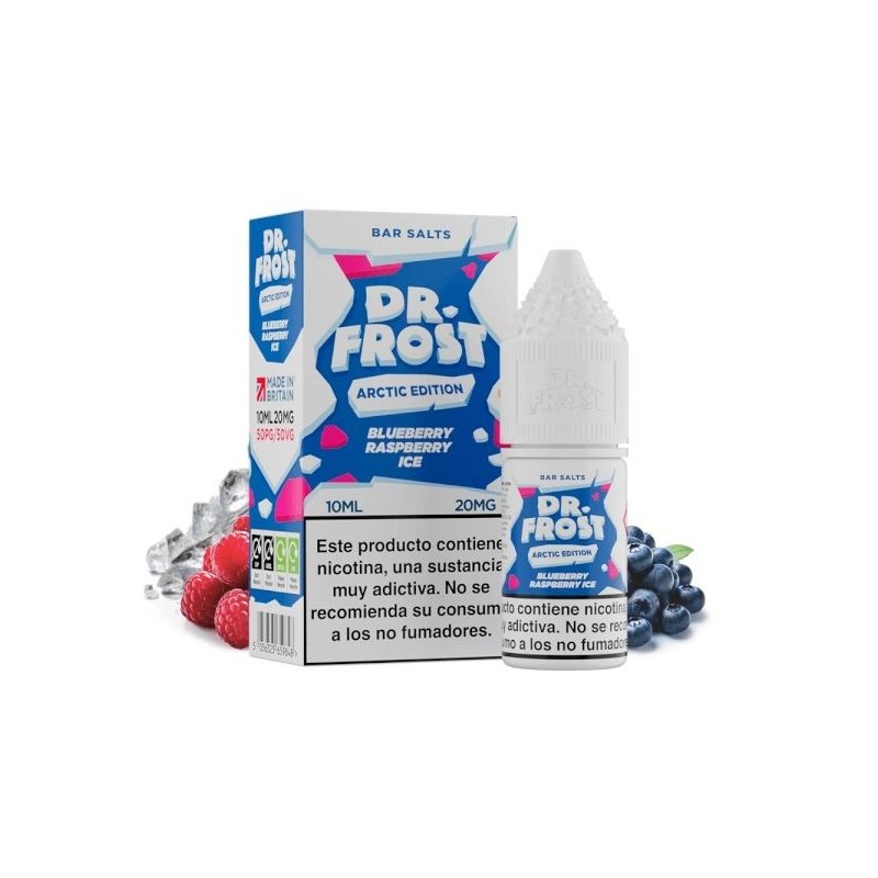 E-liquide Dr Frost Salts 10ml - Blueberry Raspberry Ice 20mg | EliqVapoteur