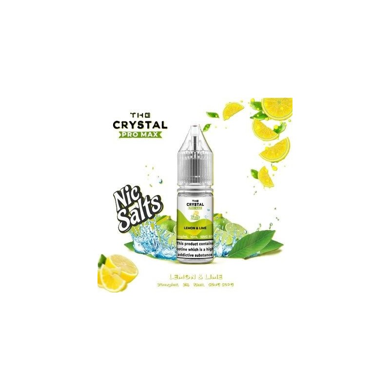 Liquid Crystal Promax Salt 10ml - Lemon Lime 20mg | Eliq Vapoteur