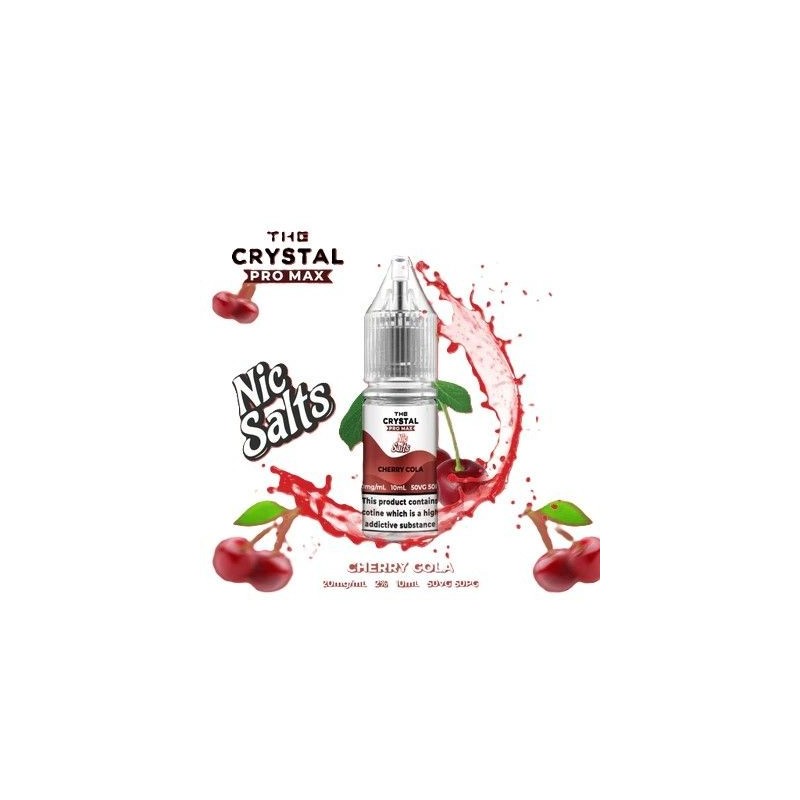Liquid Crystal Promax Salt 10ml - Cherry Cola 20mg | Eliq Vapoteur