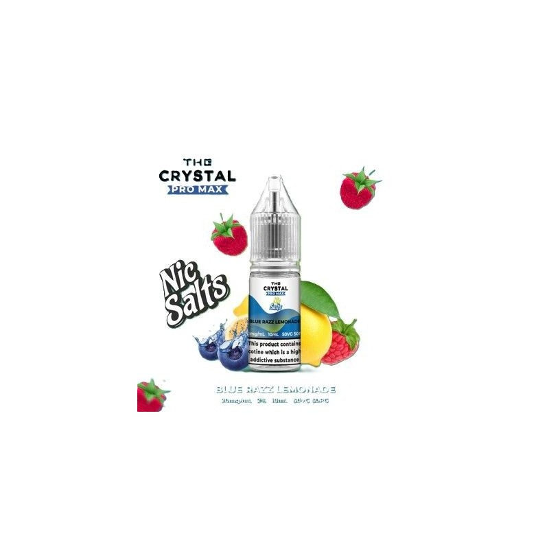 Liquid Crystal Promax Sel 10ml - Blue Razz Lemonade 20mg | Eliq Vapoteur