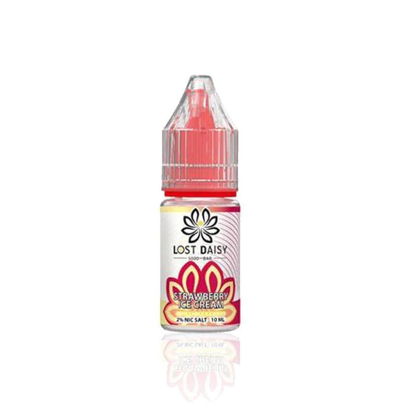 Liquid Lost Daisy Nic Salts 10ml - Strawberry Ice Cream 20mg | Eliq Vapoteur